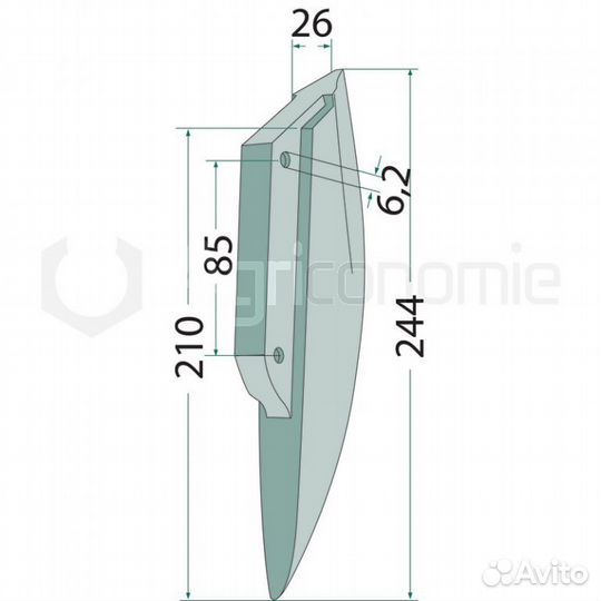 Запчасти к сеялке SP520 -SP530 V-20 Gaspardo G1920