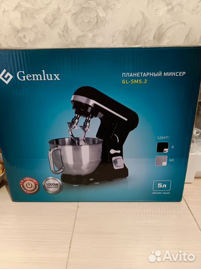 Миксер планетарный новый