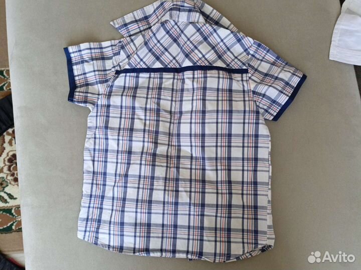 2 Рубашки для мальчика 110р и 116р