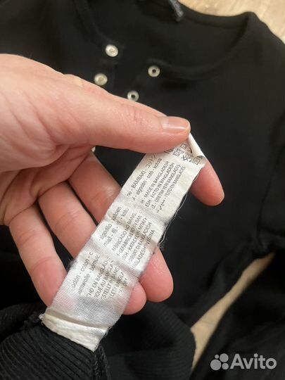Лонгслив zara S хлопок