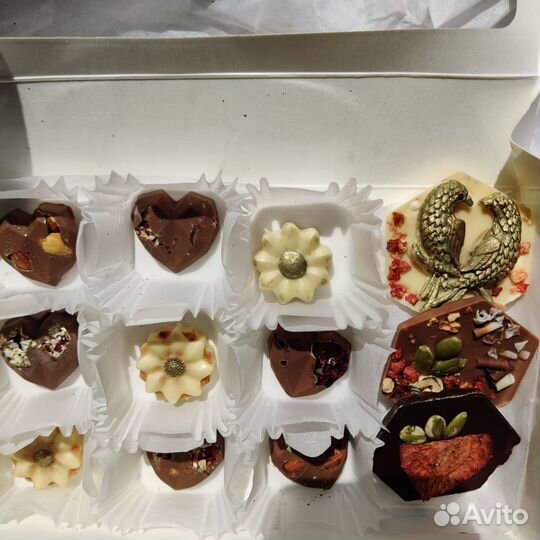 Подарочный набор шоколада/Шоколад ручной работы