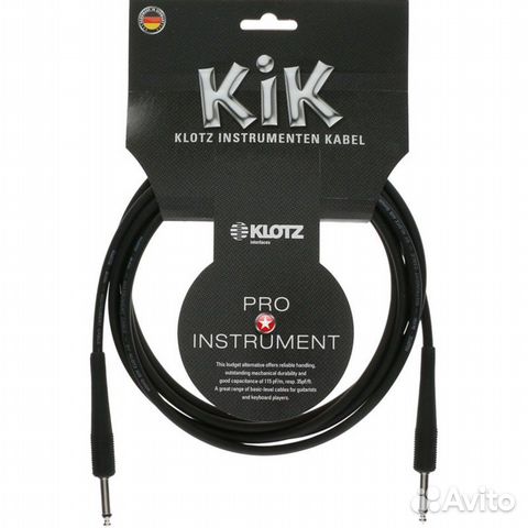 Инструментальный кабель Klotz KIK4 5ppsw