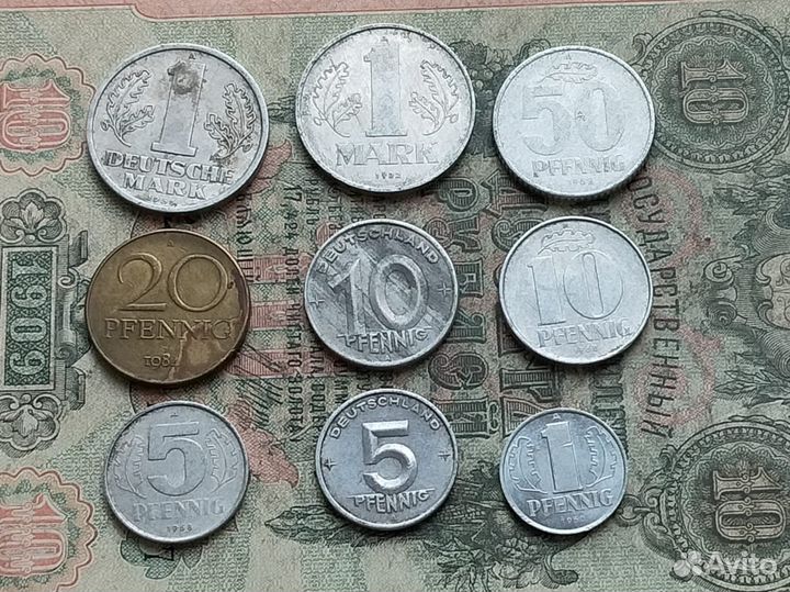 Монеты соцстран Европы