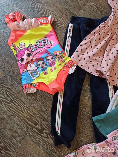Вещи пакетом на девочку 4-5 лет