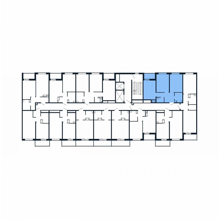 2-к. квартира, 49,9 м², 7/12 эт.