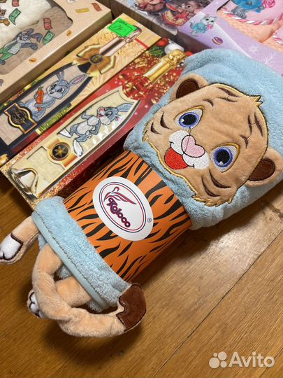 Полотенце новое банное кухонное в коробке подарок