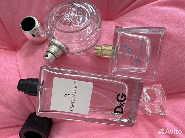 Пустые флакончики от брендовых духов