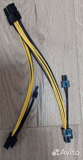 Переходник питания для видеокарт 8 pin на 2x8 pin