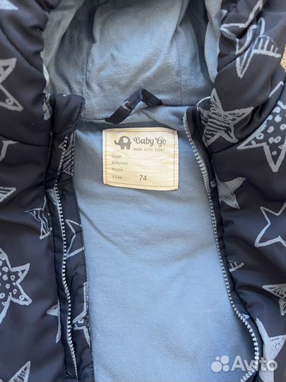 Комбинезон демисезонный 74