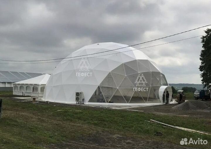 Геокупол сфера, купольный шатер