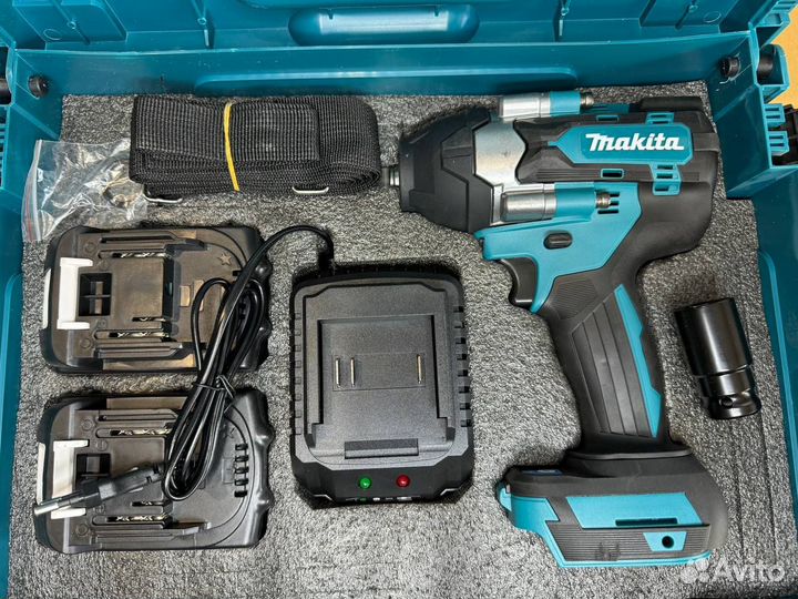 Гайковерт Makita 700Нм c двумя АКБ новый