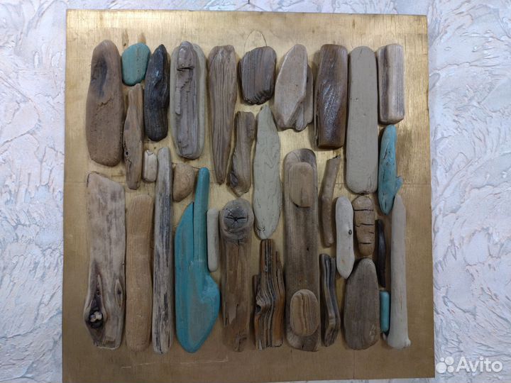 Картина ручная работа, морские палочки