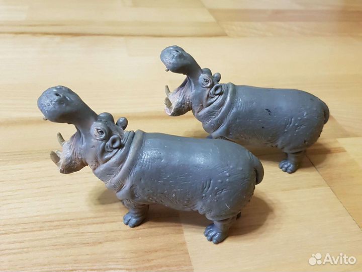 Фигурки бегемоты. Твердые