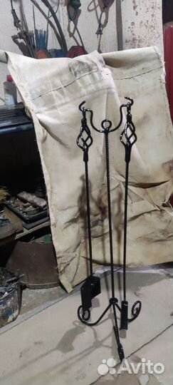 Каминный набор, холодная ковка