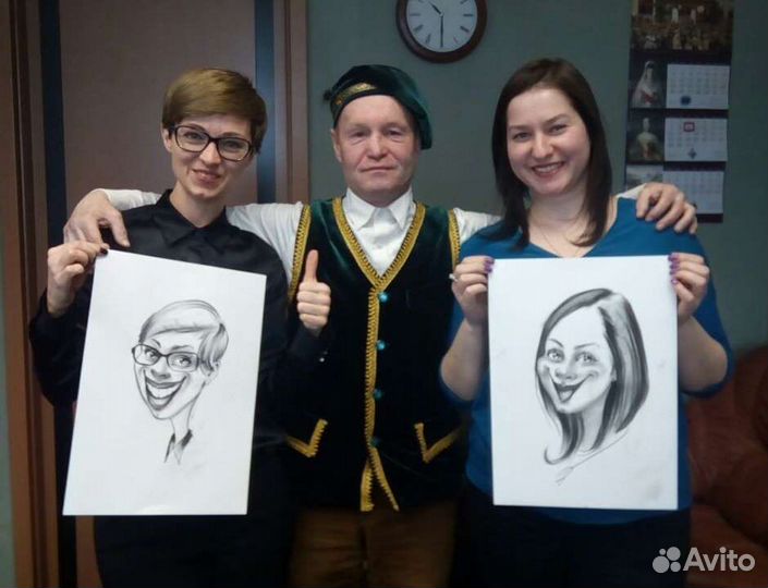 Шаржист художник на мероприятие шарж по фото
