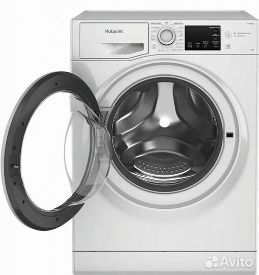 Стиральная машина hotpoint NSB 6015 W V RU, с паром, 6кг, 1000об/мин