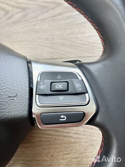 Руль с лепестками volkswagen golf 6 R GLI