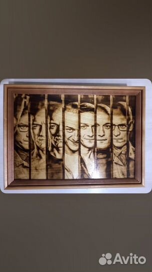 Выжигание портретов, картин