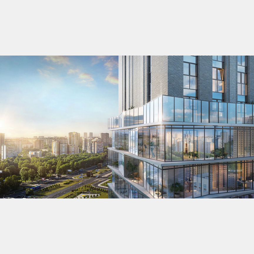 2-к. квартира, 76,3 м², 9/15 эт.