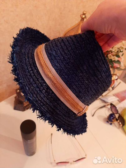 Шляпа из натуральной соломки