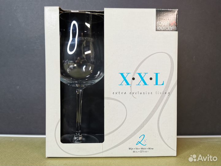 2 винных бокала 640 мл Royal Leerdam XXL