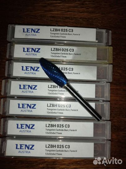 Борфрезы твердосплавные lenz