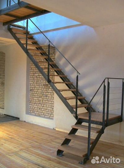 Перила деревянные с установкой