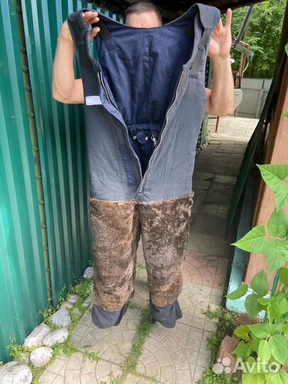 Бушлат + брюки на лямках зимнее для леса и рыбалки