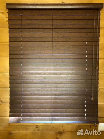 Жалюзи деревянные шторы