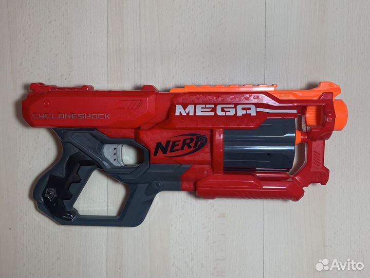 Бластер nerf mega cycloneshock