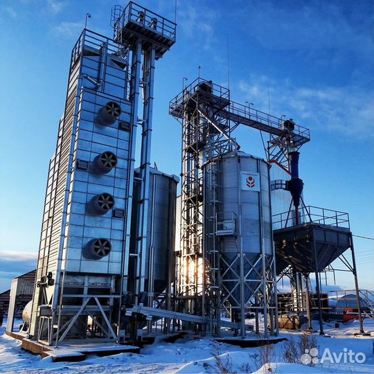 Зерносушилка шахтная тип С - Zlata Master