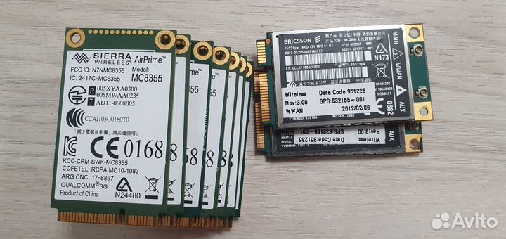 Wi-Fi + Bluetooth,3G модули для ноутбуков