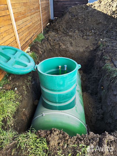 Установка газгольдера. 3200 литров