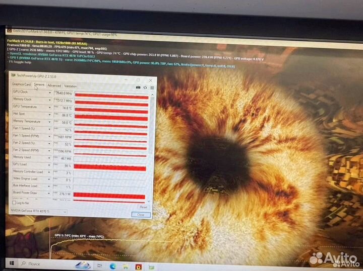 Видеокарта 4070ti PNY triple FAN