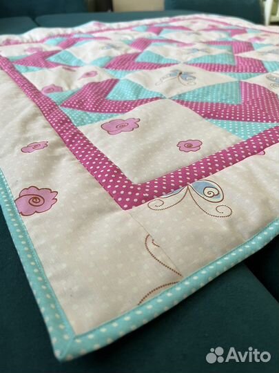 Одеяло детское стеганое (ручная работа)