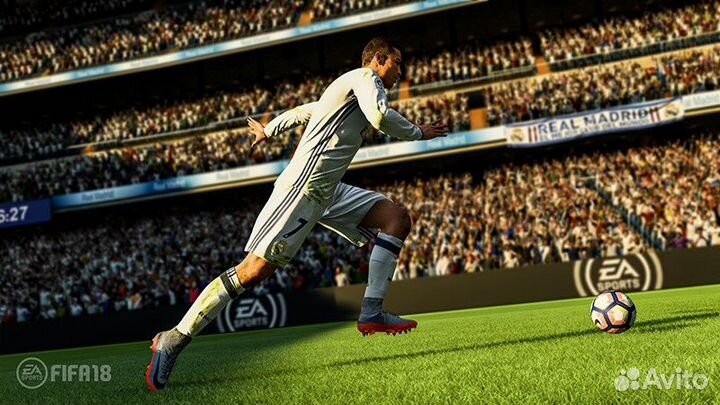 FIFA 18 Xbox 360 рус. б\у царапины