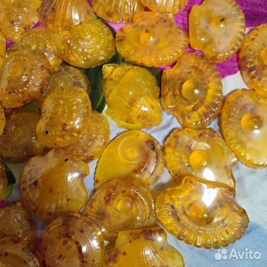 Мыло с Янтарём - Облепиховое