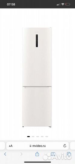 Холодильник gorenie NRK6202AW4