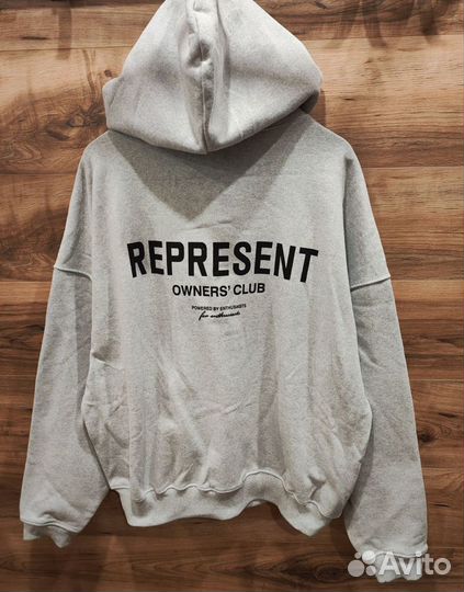 Худи zip Represent XL