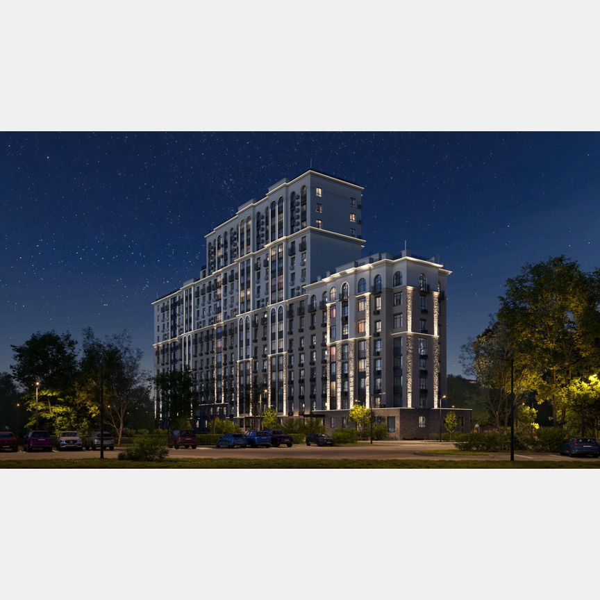 1-к. квартира, 40,8 м², 2/15 эт.