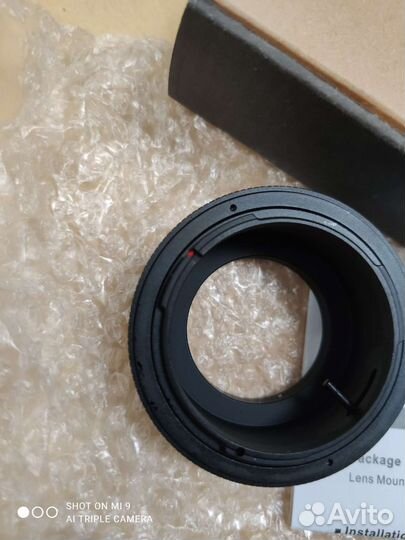 Фото переходник с Canon FD на Fuji FX новый