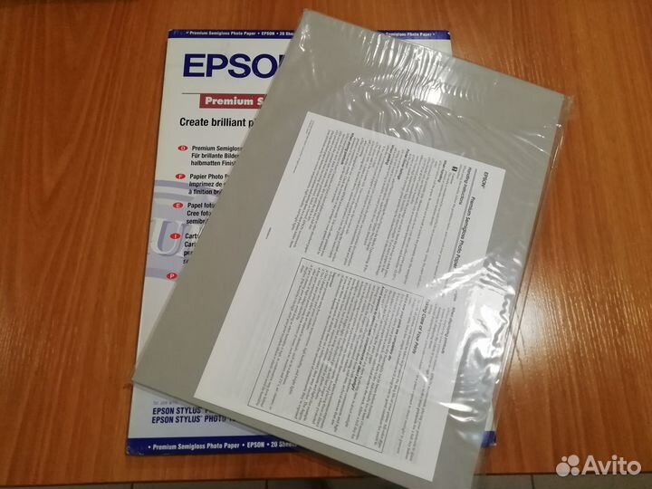 Фотобумага epson Premium Semigloss Photo Paper A3+