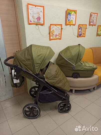 Новая коляска Noordi Fjordi Melange 2 в 1. Экокожа