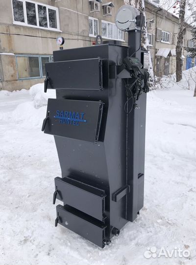 Твердотопливный котел длительного горения