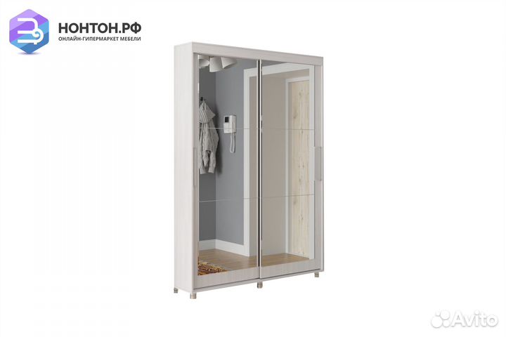 Шкаф-купе Комфорт-12 Прайм 1.5 м с прямоугольными