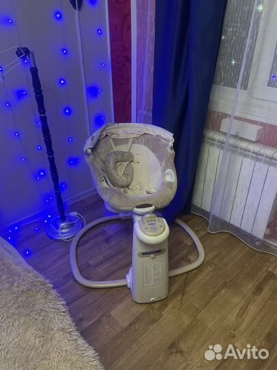Детские электронные качели для новорожденных
