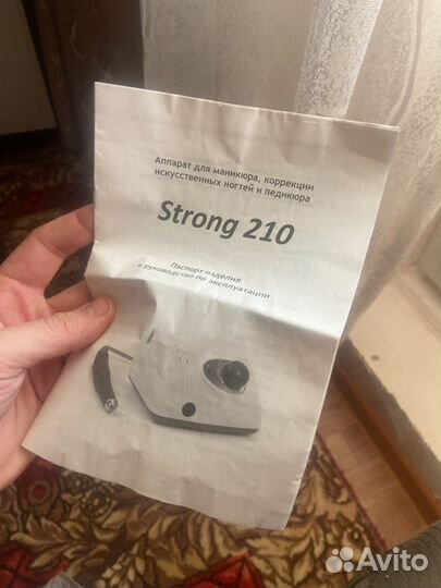 Маникюрный аппарат strong 210 оригинал