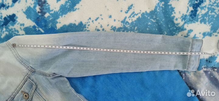 Джинсовая куртка для девочки 146 152 новая