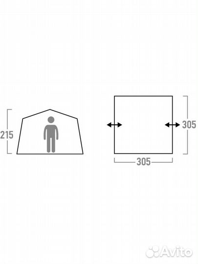 Тент Outventure lounge