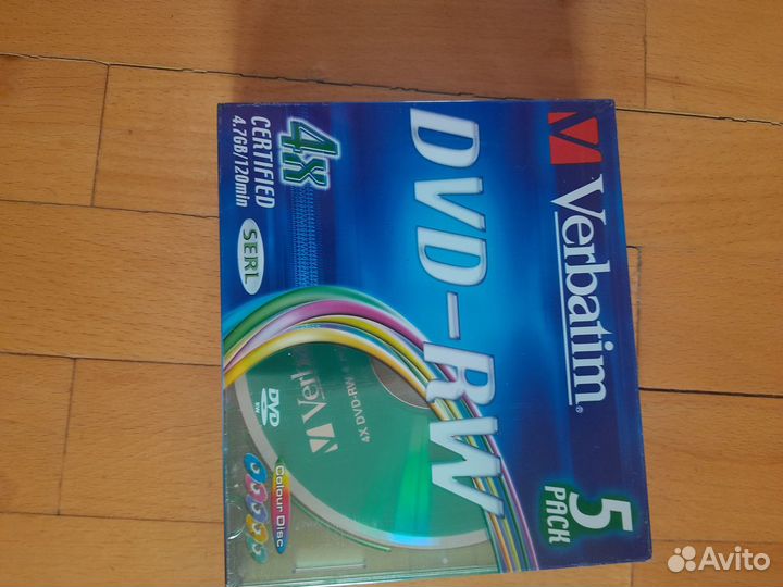 Диски DVD - RW и DVD - R новые